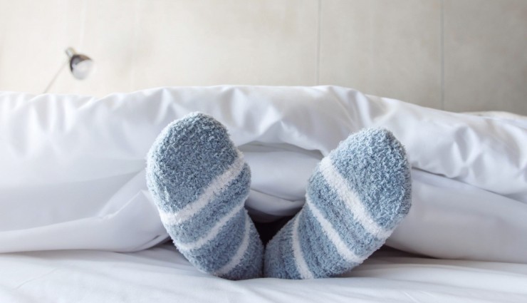 جوراب پوشیدن در رختخواب